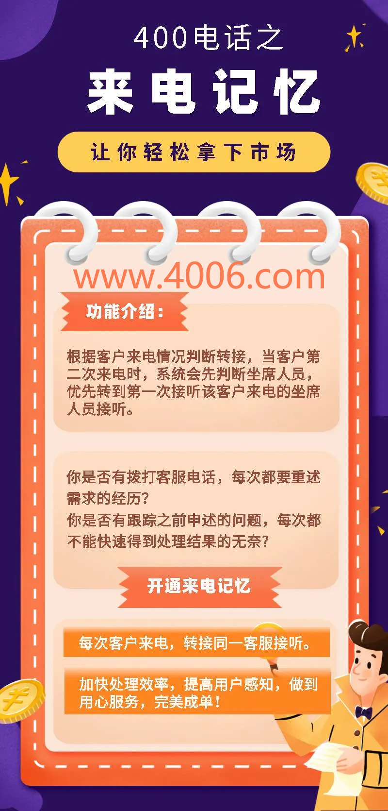 400電話來(lái)電記憶